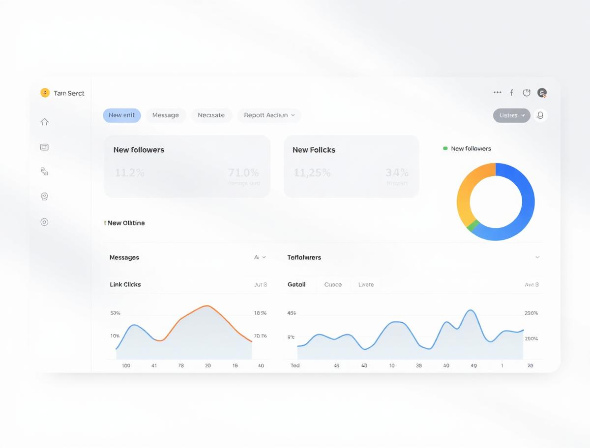 AutoDM performance dashboard showing DMs sent, reply rate, link clicks and the best performing keyword triggers per reel