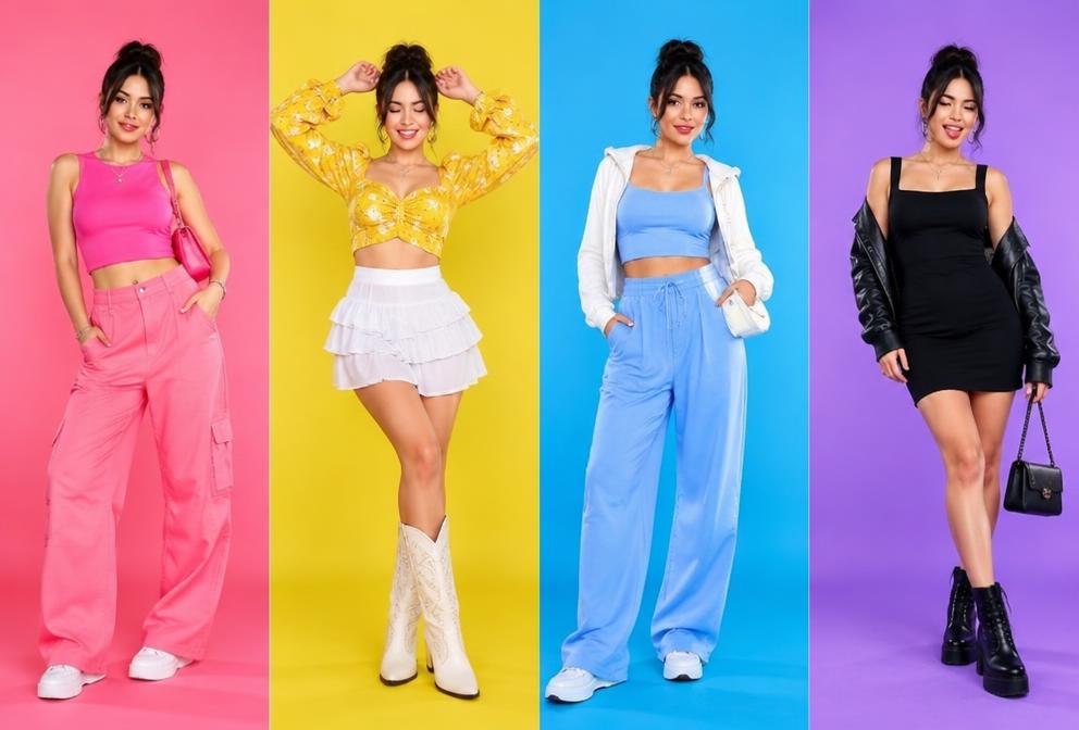 Beat-Sync Outfit Change — Pixalera video prompt